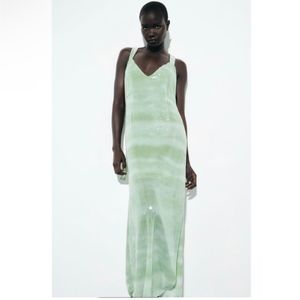 Zara Mint Green Maxi Dress